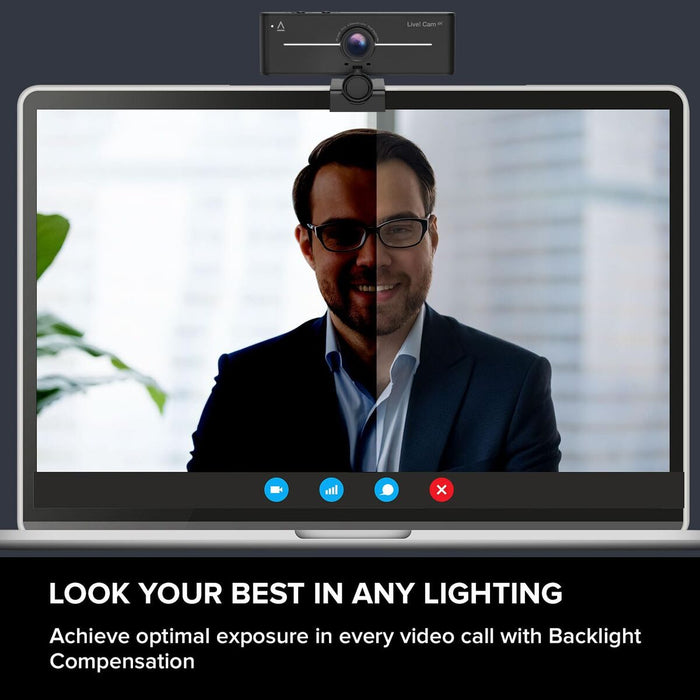 Web camera Creative Live!Cam SYNC 4K , 2160 @ 25fps , 1080 @ 40fps, built-in microphone