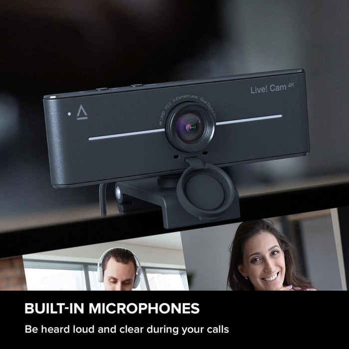 Web camera Creative Live!Cam SYNC 4K , 2160 @ 25fps , 1080 @ 40fps, built-in microphone