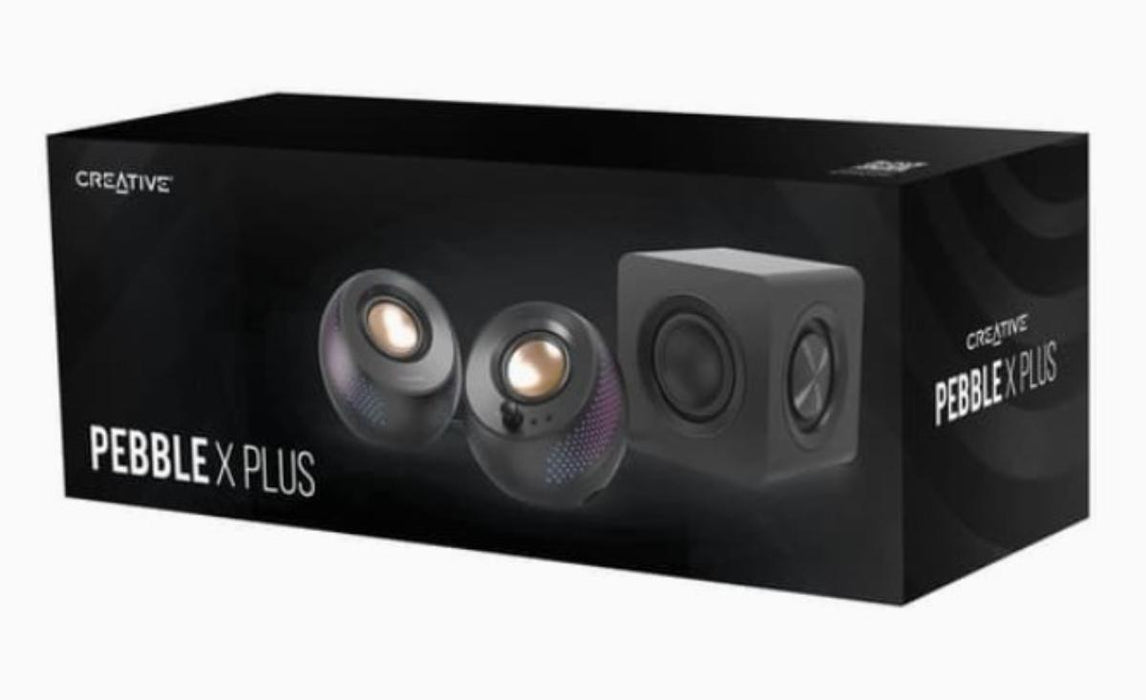 Sound system 2.1 Creative Pebble X Plus, USB-C, Bluetooth, 15W