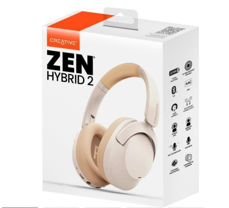 Wireless headphones Creative Zen Hybrid 2 - Cream