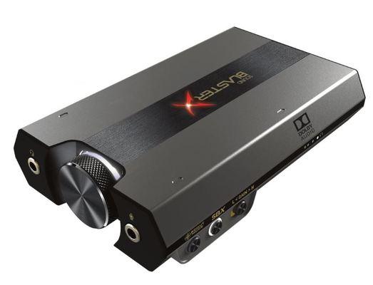 Sound card Creative Sound BlasterX G6, 7.1, External, USB, Xamp Headphone PS4, Xbox One, Nintendo Switch, and PC