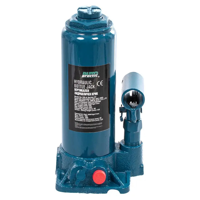 CRICK TYPE BOTTLE 3T 195-380MM AUTO PRACTIC - Крикове<<<Сигурност и безопасност<<<Авто и вело<<<Praktiker