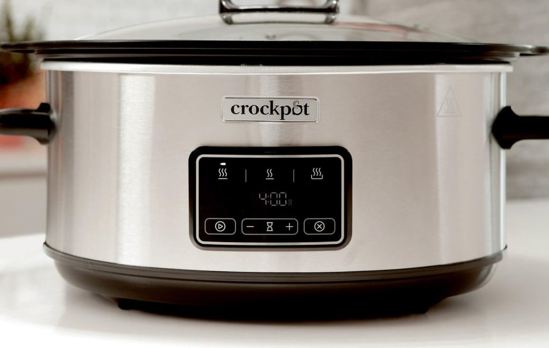 Crock-Pot CSC112X 6.5-litre slow cooker (silver)