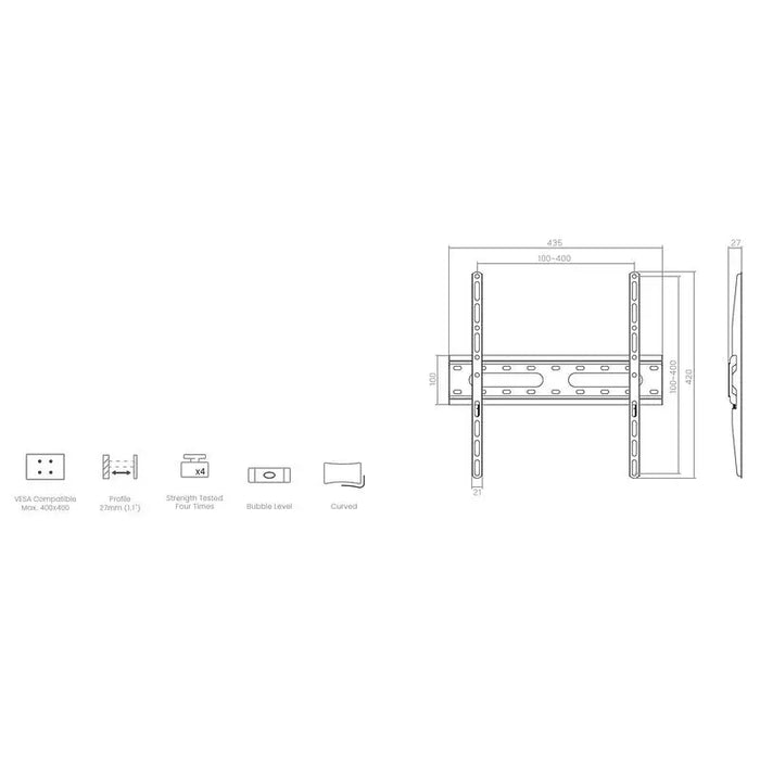 Crown TV stand WM45K3270FX / KL31-44F - ТВ стойки<<<Аксесоари за телевизори<<<ТВ Аудио Gaming<<<ZoraSite