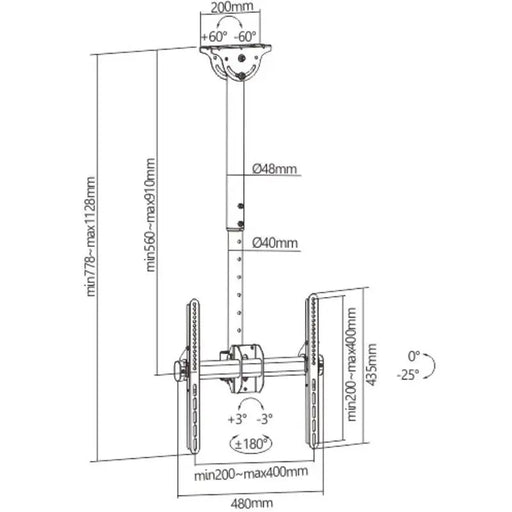 Crown WM50K55CLG TV stand - ТВ стойки<<<Аксесоари за телевизори<<<ТВ Аудио Gaming<<<ZoraSite