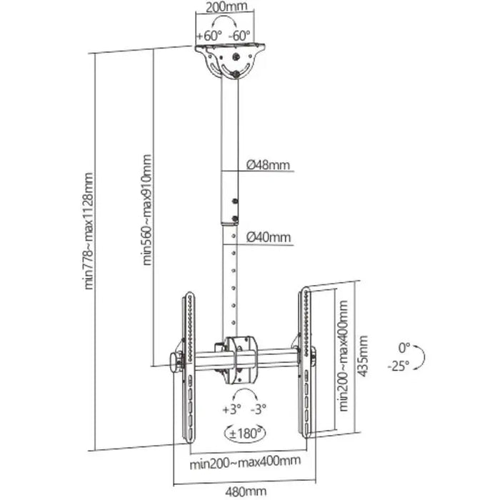 Crown WM50K55CLG TV stand - ТВ стойки<<<Аксесоари за телевизори<<<ТВ Аудио Gaming<<<ZoraSite