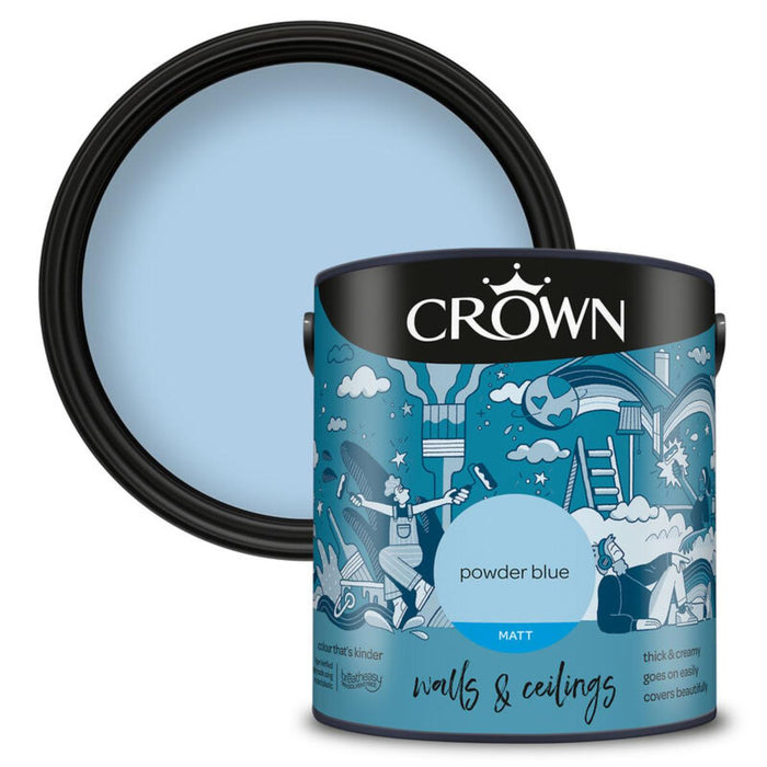 INTERIOR PAINT CROWN POWDER BLUE 2.5L