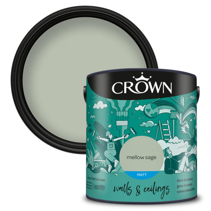INTERIOR PAINT CROWN MELLOW SAGE 2.5L