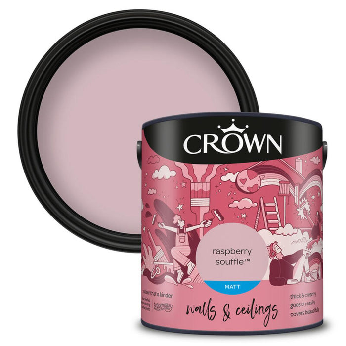 INTERIOR PAINT CROWN RASPBERRY SOUFFLE