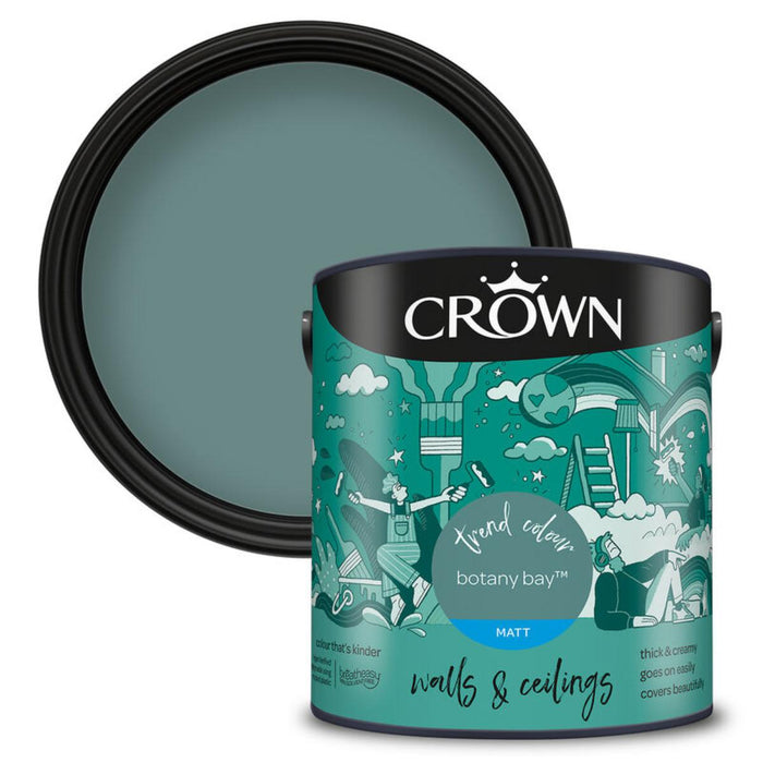 INTERIOR PAINT CROWN BOTANY BAY 2.5L