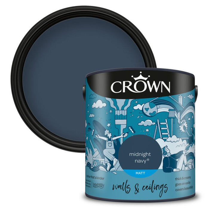 INTERIOR PAINT CROWN MIDNIGHT NAVY 2.5L