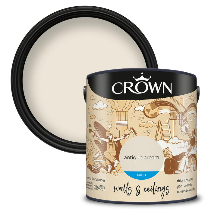INTERIOR PAINT CROWN ANTIQUE CREAM 2.5L