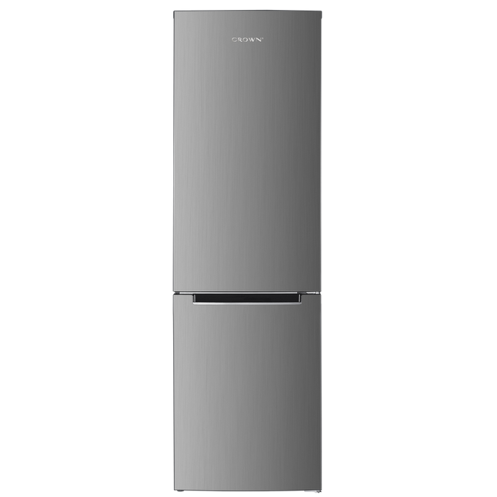 Refrigerator with freezer Crown CBN-265IX, 253 l, E, No Frost, Stainless steel