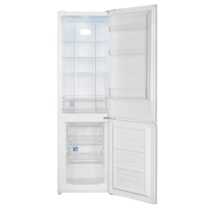 Refrigerator with freezer Crown CBN-265IX, 253 l, E, No Frost, Stainless steel