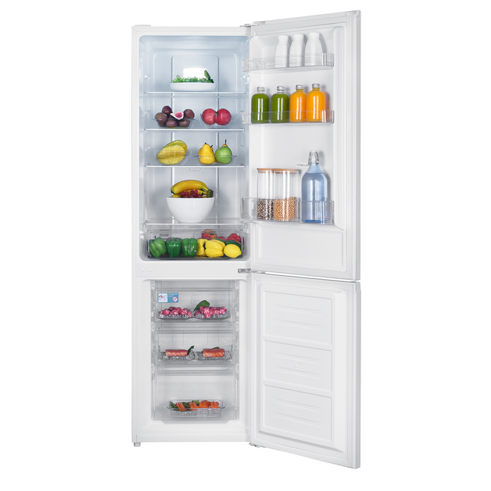 Refrigerator with freezer Crown CBN265EW***, 253 l, E, No Frost, White