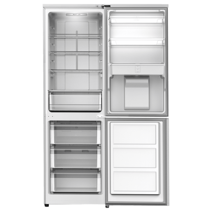 Refrigerator with freezer Crown CBN444DIX/DIS, 320 l, E, No Frost, Stainless steel