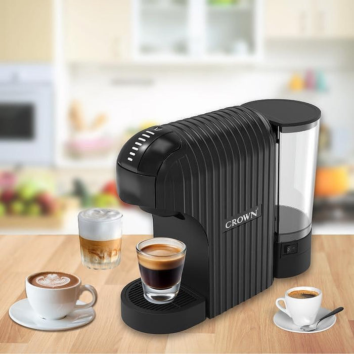 Crown CCM-1530B 7 in 1 capsule coffee machine