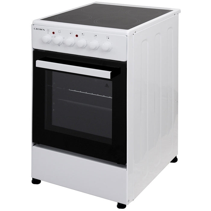 Cooker (electric) Crown CEC-5060V W, Ceramic, White