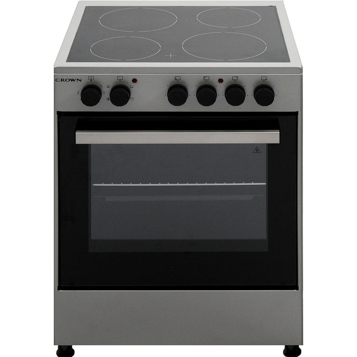 Cooker (current) Crown CEC-6060V IX, Ceramic, INOX