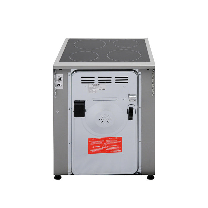 Cooker (current) Crown CEC-6060V IX, Ceramic, INOX