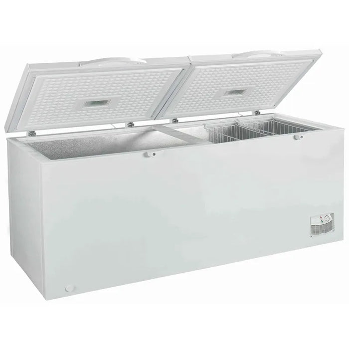 Crown CHF700 E freezer, 658 l, E, White, Static