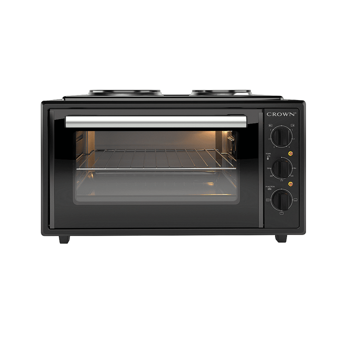 Cooker (mini) Crown CMO-455BF, 2 current, Black