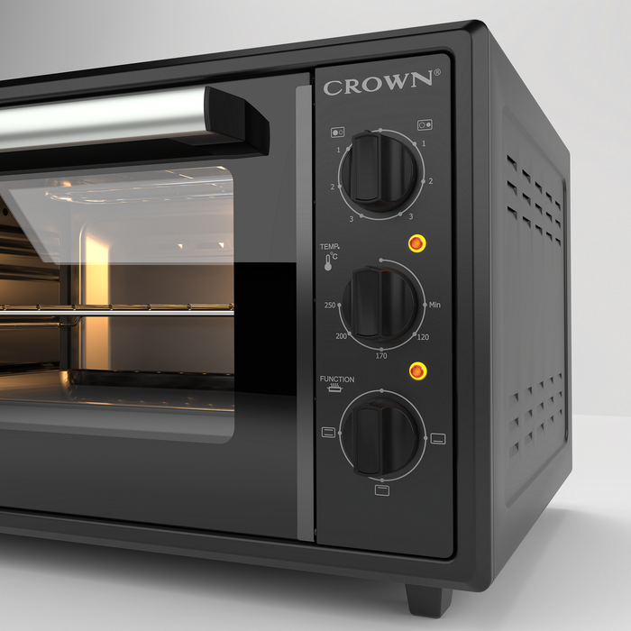 Cooker (mini) Crown CMO-455BF, 2 current, Black
