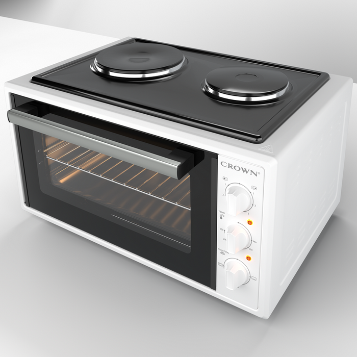 Cooker (mini) Crown CMO-466WF, 2 current, White