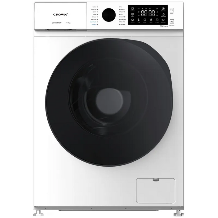 Crown CWM7140W Washing Machine, 1400 rpm, 7.00 kg, A
