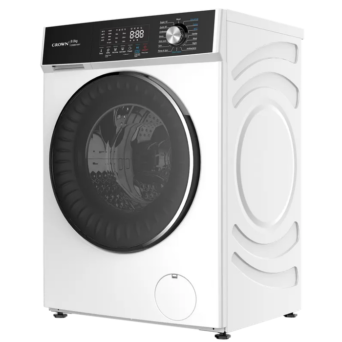Crown CWM8014WY Washing Machine, 1400 rpm, 8.00 kg, A, White
