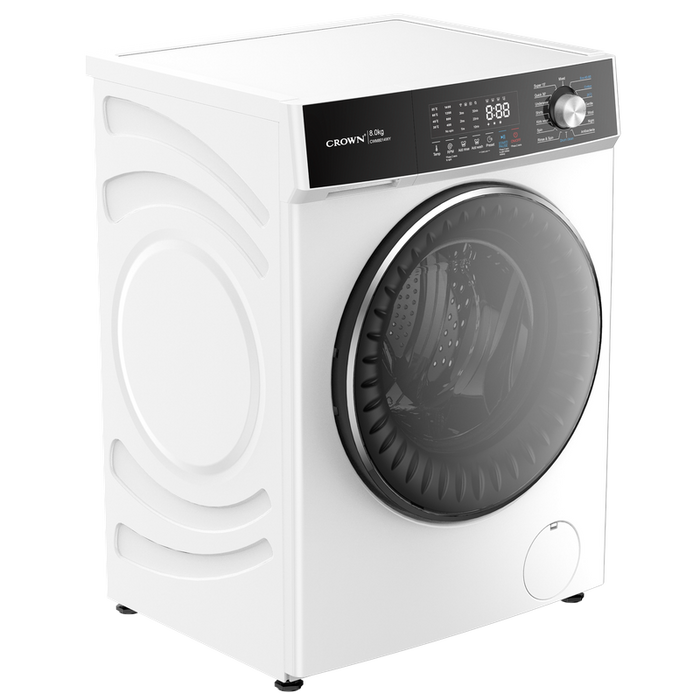 Crown CWM8014WY Washing Machine, 1400 rpm, 8.00 kg, A, White