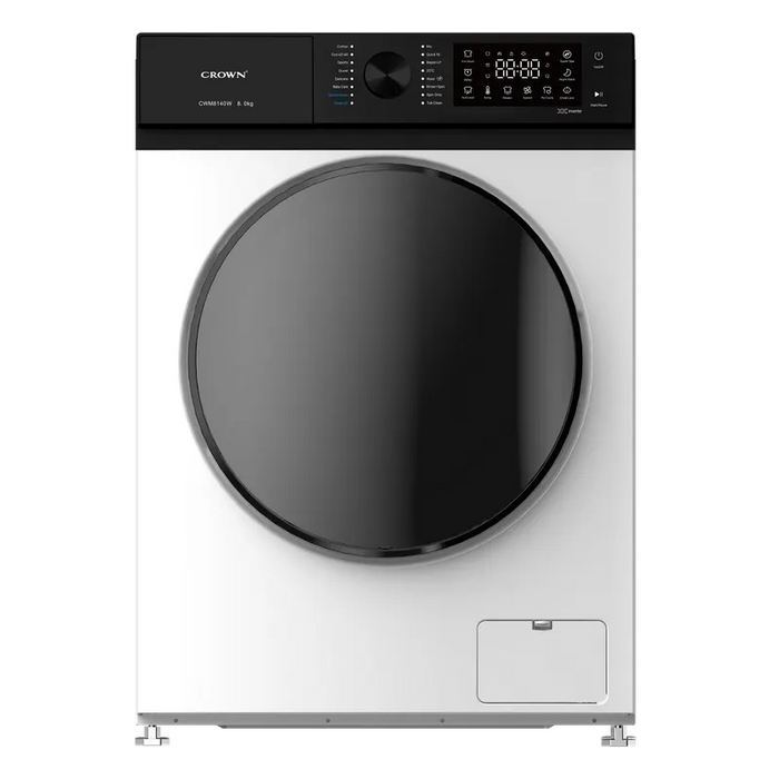Crown CWM8140W Washing Machine, 1400 rpm, 8.00 kg, A, White