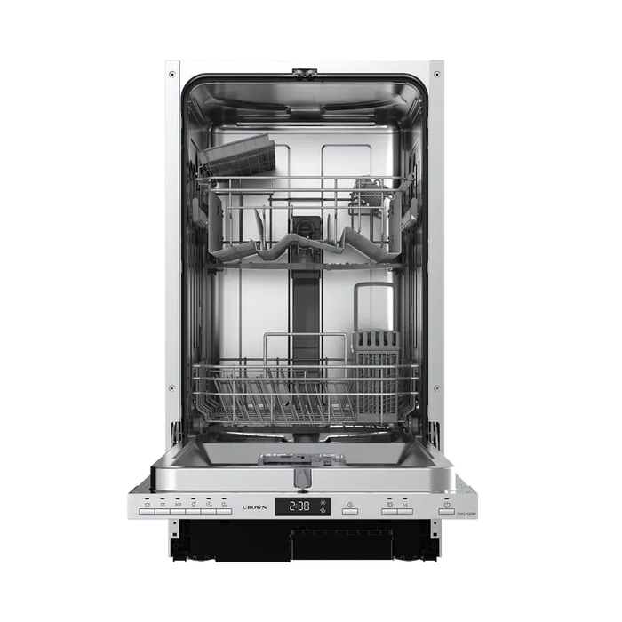 Built-in dishwasher Crown DWC4522BI, 10 place settings, 45 W, mm, E