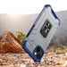 Crystal Ring Case Kickstand Tough Rugged Cover for iPhone 12 blue - Cell phone cases and covers<<<HurtelXML