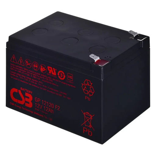 CSB GP12120F2 12V 12Ah battery - BatteriesZSI-AKU<<<Emergency power systemZSI<<<ActionPL