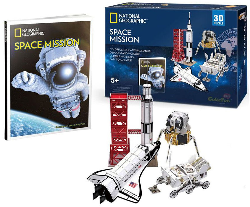 Cubic Fun 3D Puzzle of 80 pieces - Space Mission
