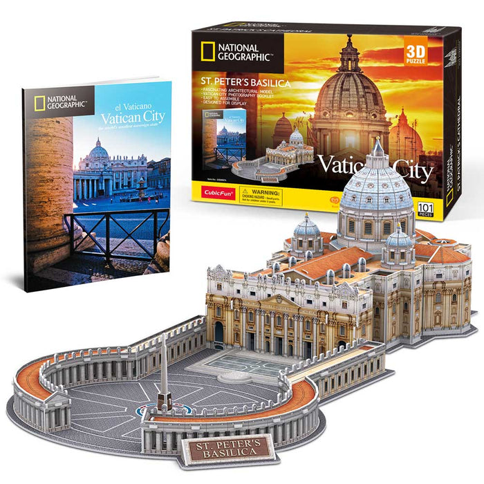 CubicFun Puzzle 3D National Geographic Vatican St.Peter's Basilica 101h.