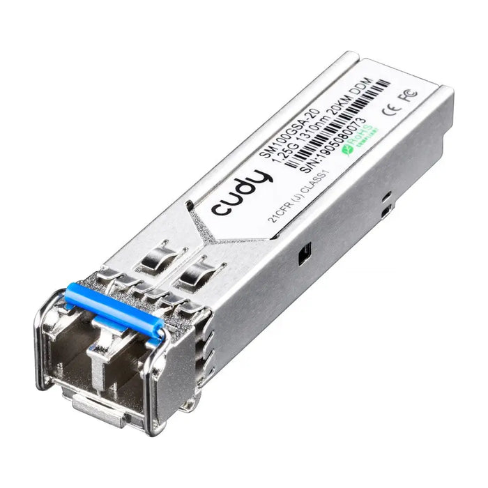 Cudy SM100GSA-20 network transceiver module Fiber optic 1250 Mbit/s SFP 1310 nm - Modules