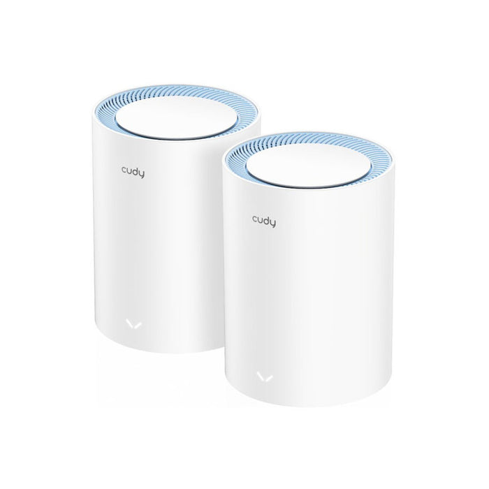Wireless Mesh System Cudy M1200 2, AC1200 Dual Band, 2.4/5 GHz, 300 - 867 Mbps, 2 pieces
