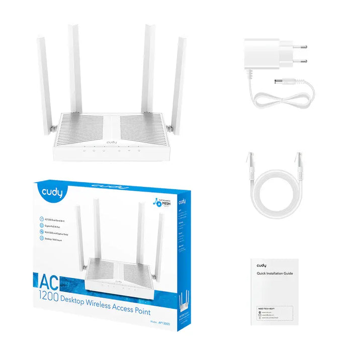 Cudy AP1300D Wi-Fi Gigabit AC1200 Wireless Access Point