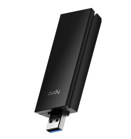 Network card Cudy WU5400, AX5400, Tri-band router WiFi6/6E, USB 3.0