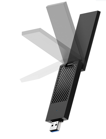 Network card Cudy WU5400, AX5400, Tri-band router WiFi6/6E, USB 3.0