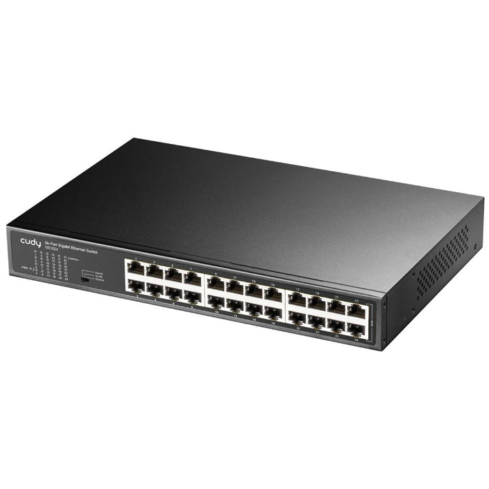 Switch Cudy GS1024, 24 ports, 10/100/1000, Auto-MDI/MDIX, for 19" rack
