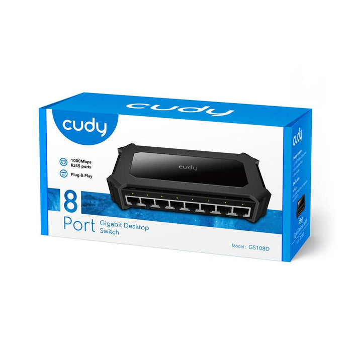 Switch Cudy GS108D, 8 ports, 10/100/1000, Auto-MDI/MDIX