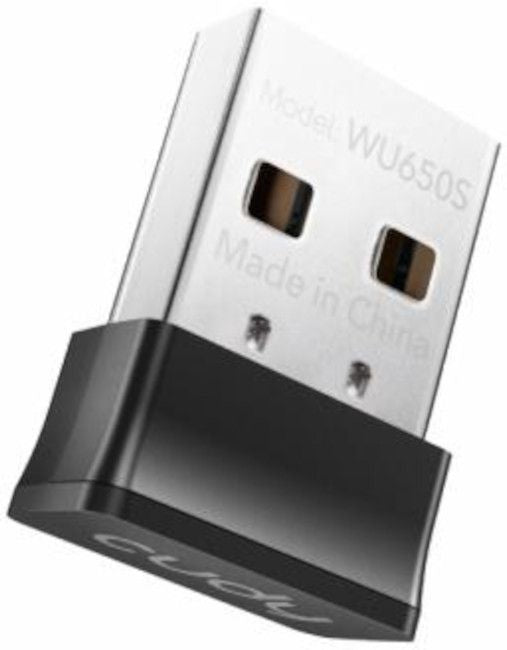Wireless nano adapter Cudy WU650S, USB 2.0, 2.4/5 Ghz, Built-in antenna 2dBi