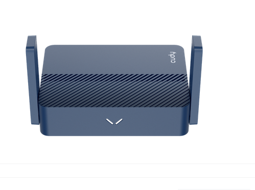 Wireless router Cudy TR3000 VPN Travel router AX3000, 2.5Ghz WAN, USB-C, 2 x antennas, blue
