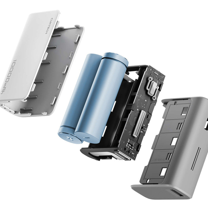 CUKTECH 30W 10000mAh Power Bank 1C1A - CP13- Gray Color