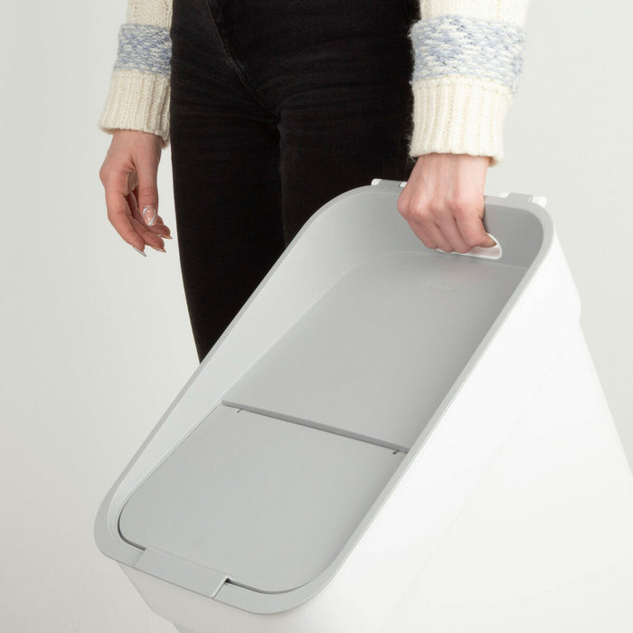 Waste bin Curver White Plastic 30 L (6 Units)