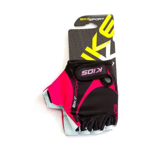 CYCLING GLOVES CHILDREN S PINK BIKESPORT GLM-367 - Аксесоари за велосипеди<<<Велосипеди и аксесоари<<<Авто и