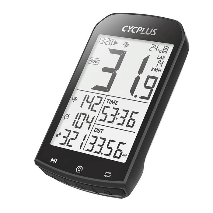 GPS bike computer Cycplus M1 - compatibile with Strava, Trainingpeaks etc.